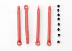 TRA7118 Push rod (molded composite) (red) (4)/ hollow balls (8)