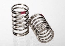 TRA7244A Spring, shock (nickel finish) (GTR) (2.77 rate, pink) (1 pair)