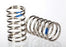 TRA7245A Spring, shock (nickel finish) (GTR) (2.925 rate, blue) (1 pair)