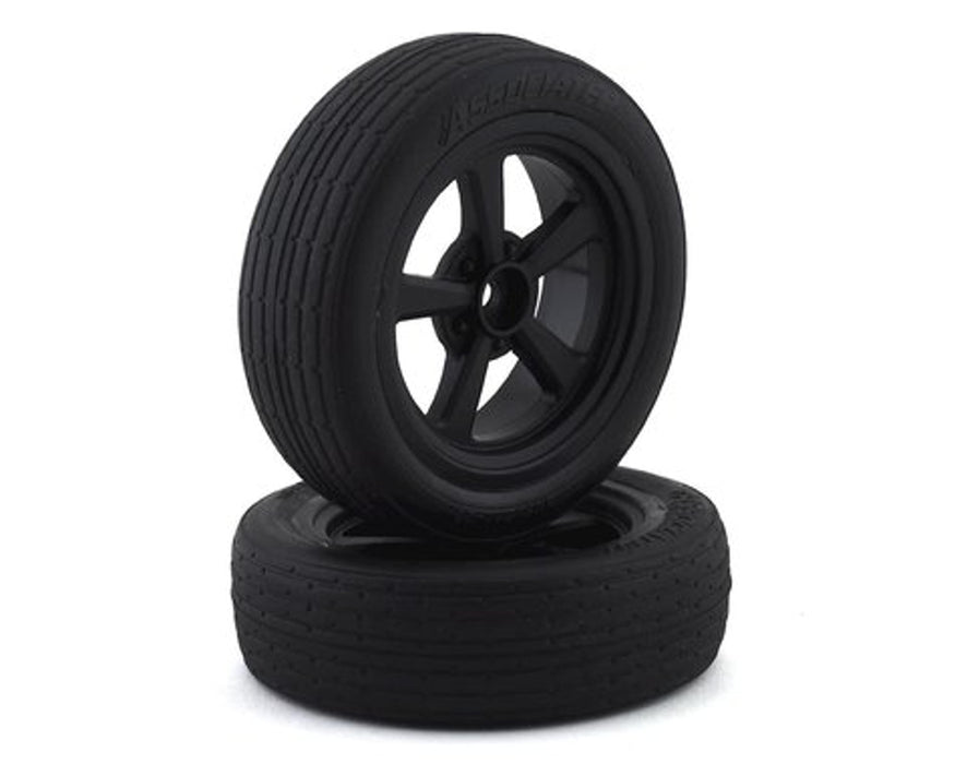 ASC71073  DR10 Front Wheels and Drag Tires, mounted