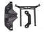 TRA7415X Body mounts, front & rear/ body post, rear (1).