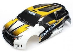 TRA7512 Body, LaTrax Rally, yellow (painted)/ decals