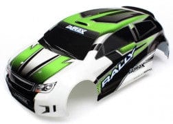 TRA7513 Body, LaTrax Rally, green (painted)/ decals
