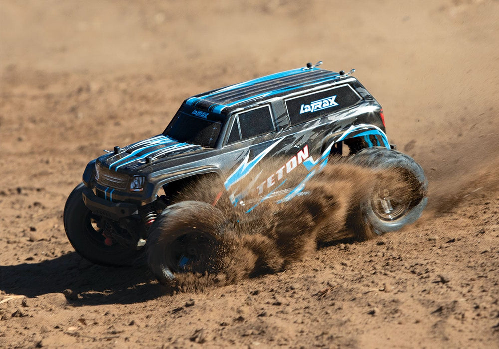 TRA76054-5BLACK Traxxas LaTrax Teton 1/18 4WD RTR Monster Truck** Sold Separately fast Charger # TRA2970 **And For extra battery # TRA2925X