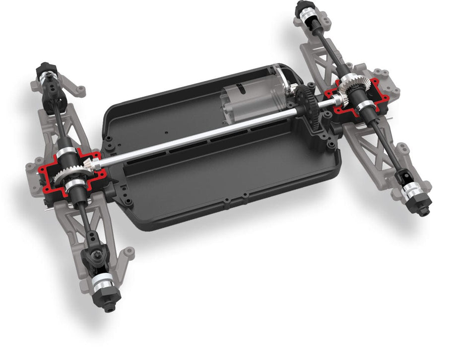 TRA76054-5 REDX Traxxas LaTrax Teton 1/18 4WD RTR Monster Truck** Sold Separately fast Charger # TRA2970 **And For extra battery # TRA2925X