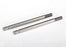 TRA7663 Shock shafts, steel, chrome finish (2)