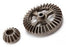 TRA7683 Ring gear, differential/ pinion gear, differential (metal)