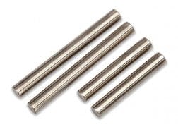 TRA7742 Suspension pin set, shock mount (front or rear, hardened steel), 4x25mm (2), 4x38mm (2)