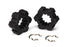 TRA7756 Wheel hubs, hex (2)/ hex clips (2)