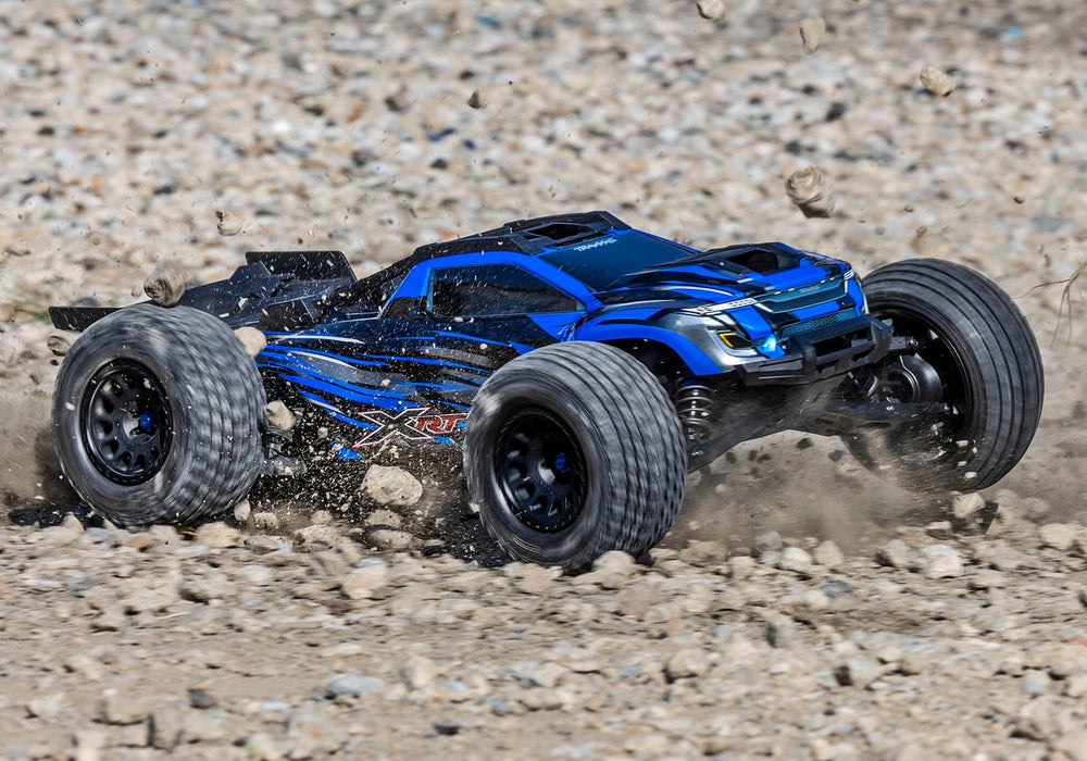 TRA78086-4 Traxxas X-Maxx Race Truck (XRT) - Blue YOU will need this part # TRA2997 to run this truck