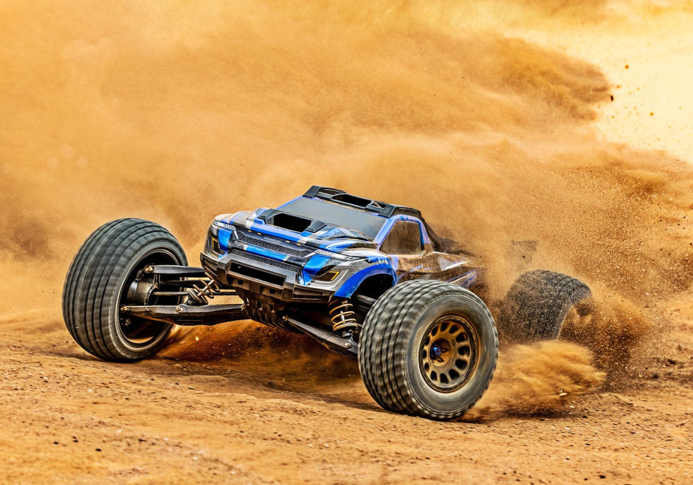 TRA78086-4 Traxxas X-Maxx Race Truck (XRT) - Blue YOU will need this part # TRA2997 to run this truck