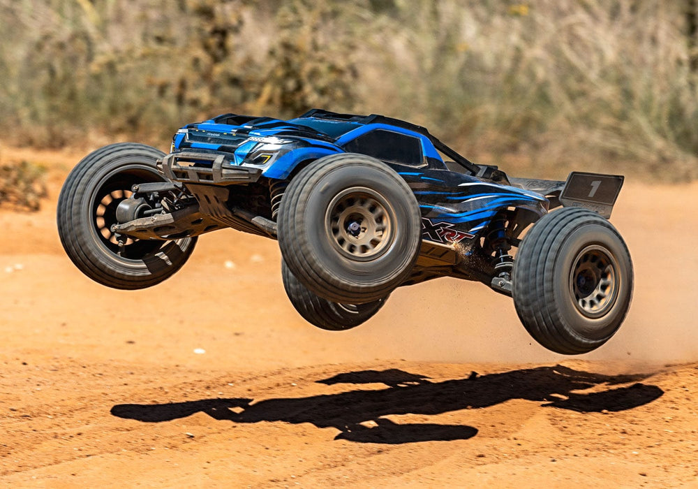 TRA78086-4 Traxxas X-Maxx Race Truck (XRT) - Blue YOU will need this part # TRA2997 to run this truck