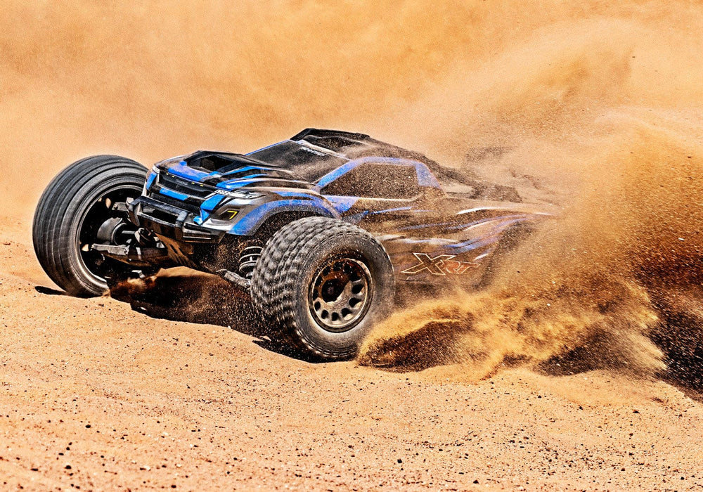 TRA78086-4 Traxxas X-Maxx Race Truck (XRT) - Blue YOU will need this part # TRA2997 to run this truck