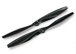TRA7926 Rotor blades set black(2)(w/screws) aton