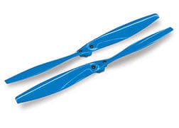 TRA7929   Rotor Blade set blue(2)(w/screws) aton