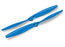 TRA7929   Rotor Blade set blue(2)(w/screws) aton