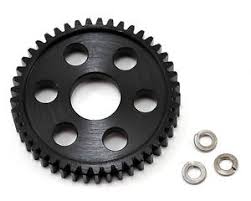 RRP7945 32p Hard Blk Stl Spur, 45T: Slash, Stampede 4x4