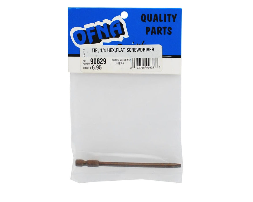 OFN90829 Tip 1/4 hex flat screwdriver
