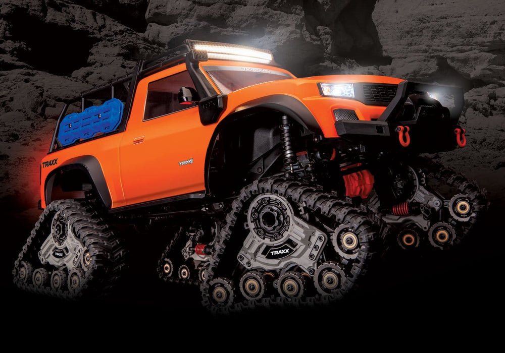 TRA82034-4 ORANGE TRX-4 with All-Terrain Traxx 1/10 Scale 4WD Electric Truck. Ready-to-Race¶© with TQ 2.4GHz Radio System, XL-5 HV ESC YOU will need this part # TRA2992 to run this truck