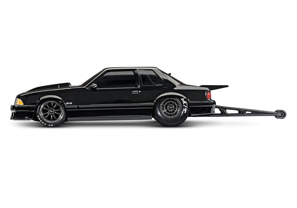 TRA94046-4BLACK Traxxas Ford Mustang 5.0 Drag Slash RTR - Black **SOLD SEPARATELY YOU will need this part # TRA2994 to run this truck
