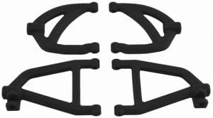 RPM80672 Rear A-Arms, Black: Traxxas 1/16
