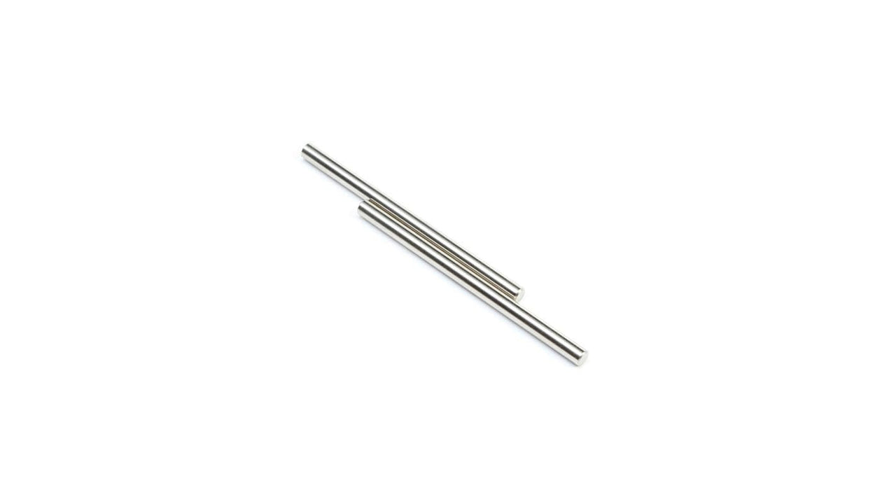 TLR244043 Hinge Pins, 4 x 66mm, Electro Nickel (2): 8X