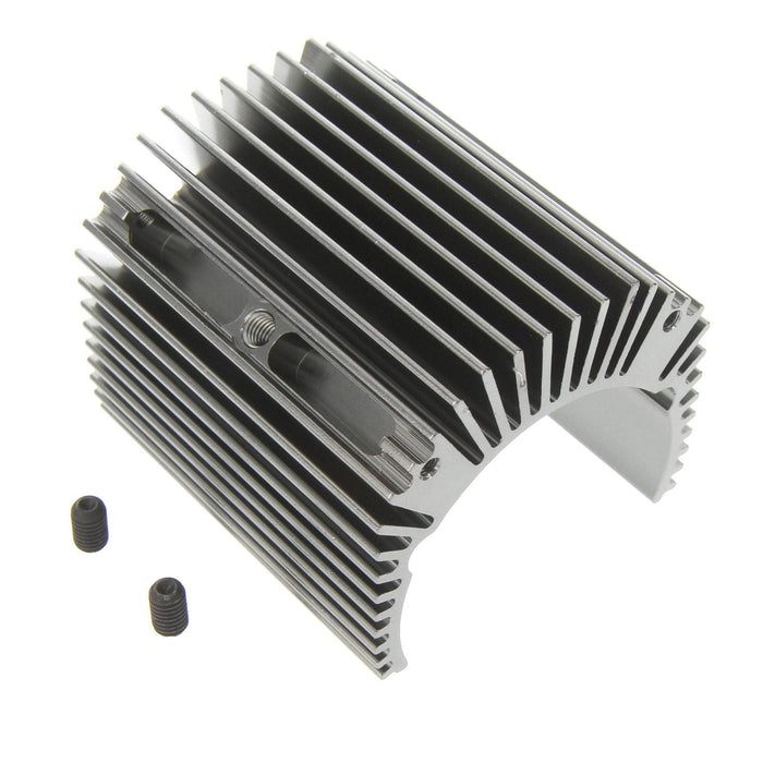 VEN4095GM ALLOY HEAT SINK FOR TRAXXAS X-MAXX, GUN METAL BY ATOMIK RC