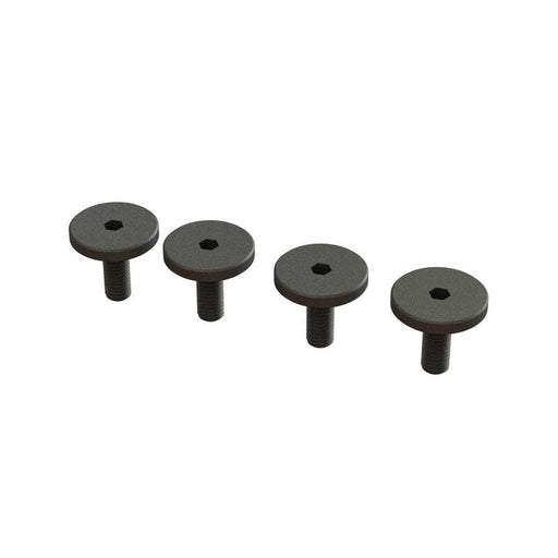 ARA727308 Large Head Screws, M3x8mm (4)