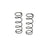 ARA330718 Shock Springs, 70mm 1.14N/mm (6.5 ft-lb/in) (2)