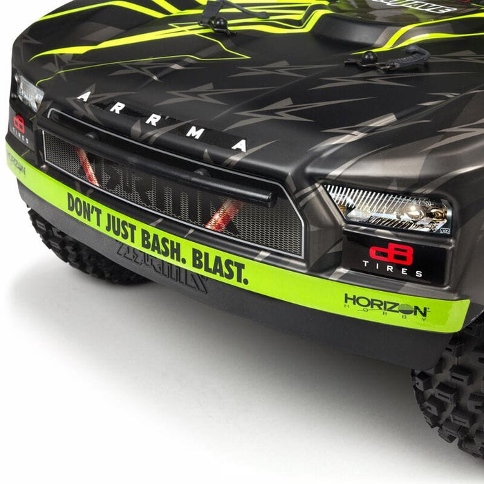 ARA7604V2T1 1/7 MOJAVE 6S V2 4WD BLX Desert Truck with Spektrum Firma RTR, Green/Black YOU NEED THIS PART # SPMXPS6 TO RUN THE TRUCK