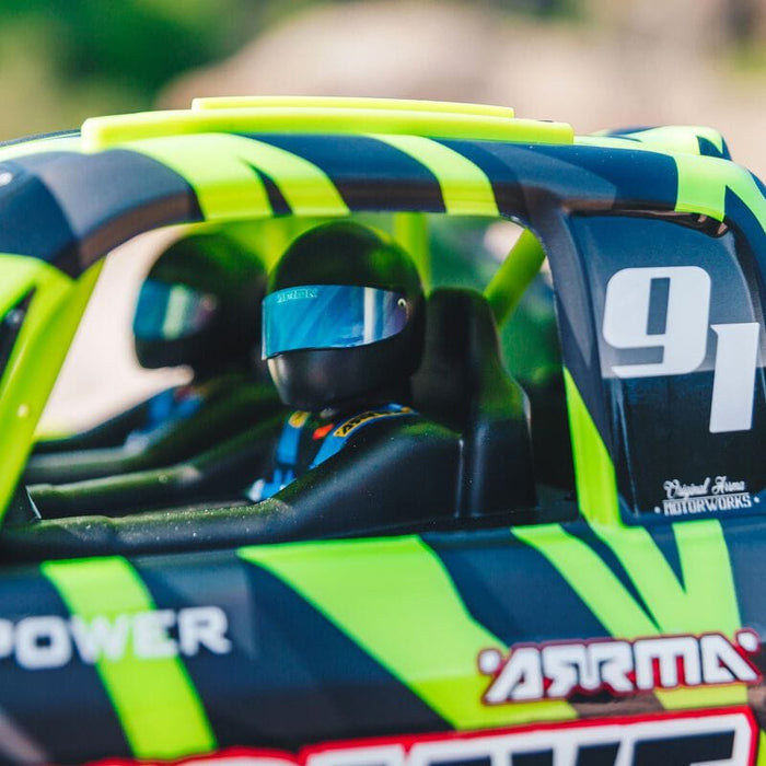 ARA7604V2T1 1/7 MOJAVE 6S V2 4WD BLX Desert Truck with Spektrum Firma RTR, Green/Black *YOU will need this to run this truck # SPMXPSS600