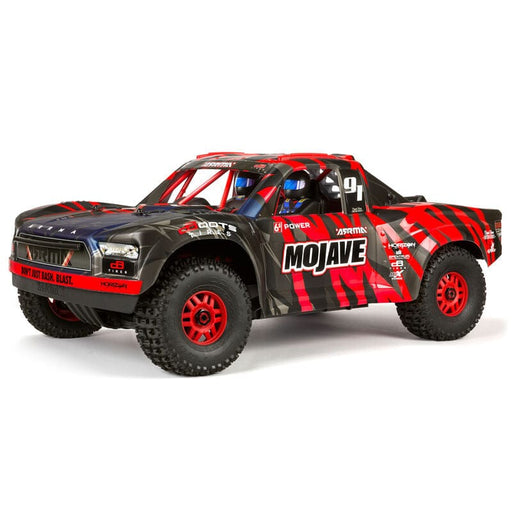 ARA7604V2T2 1/7 MOJAVE 6S V2 4WD BLX Desert Truck with Spektrum Firma RTR, Red/Black YOU NEED THIS PART # SPMXPS6 TO RUN THE TRUCK