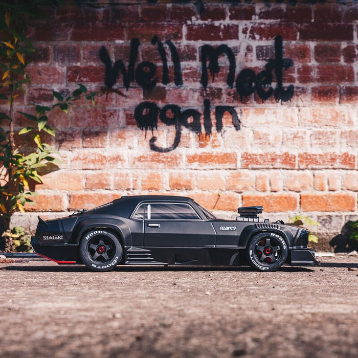 ARA7617V2T1 1/7 FELONY 6S BLX Street Bash All-Road Muscle Truck RTR BLK *YOU will need this to run this truck # SPMXPSS600 ***If you do order from this boxing week sale ALL sales are final sale .