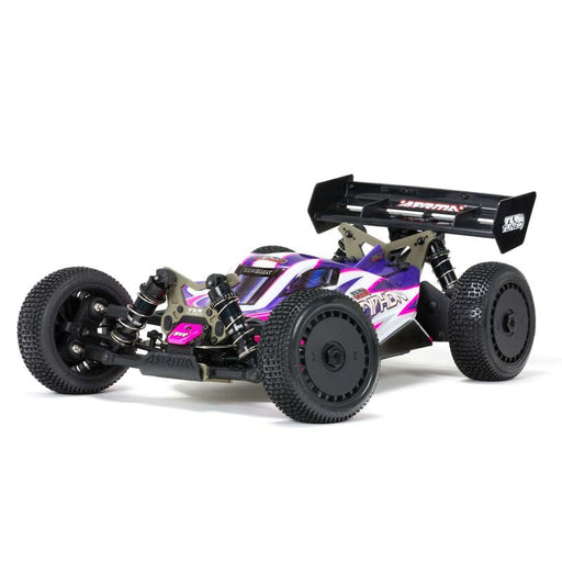 ARA8306 1/8 TLR Tuned TYPHON 4WD Roller Buggy, Pink/Purple MAR 4