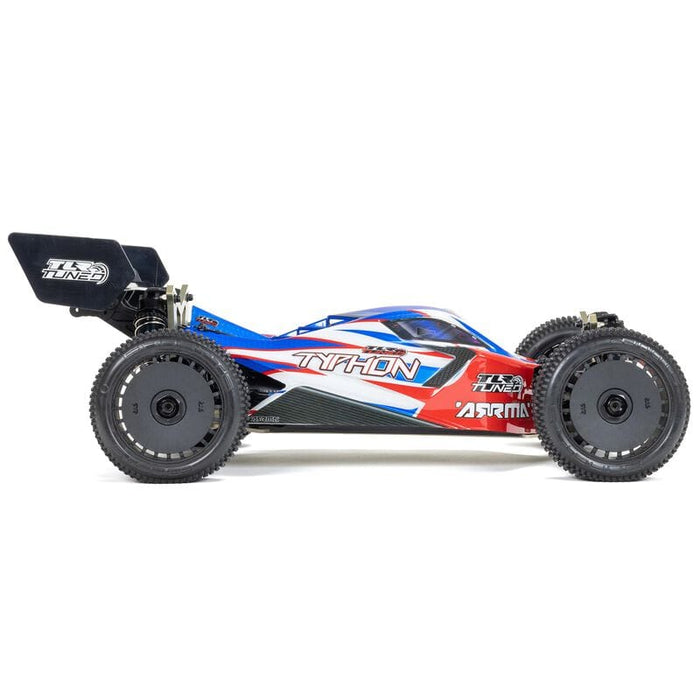 ARA8406 1/8 TLR Tuned TYPHON 6S 4WD BLX Buggy RTR, Red/Blue YOU will need this part #SPMXPSS400   to run this truck 4S
