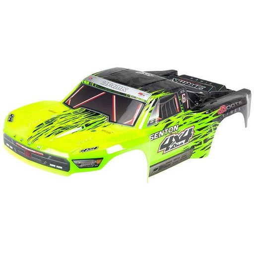 AR402204 Painted Body with Decal Trim, Green: Senton 4x4 BLX