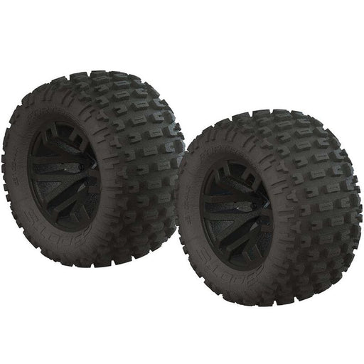 AR550044 dBoots Fortress MT Tire Set Glued Black (2)