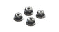 AR708008  Flanged Nyloc Locknut 4mm Silver (4)