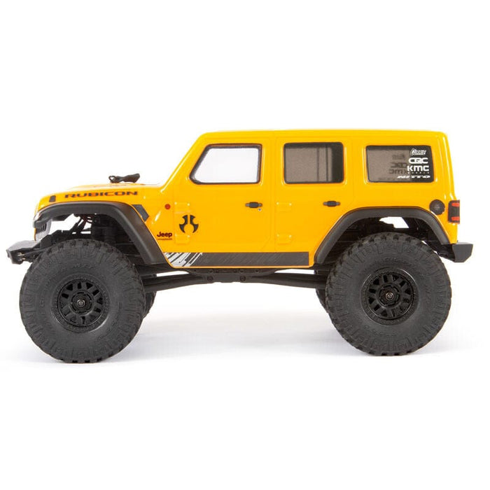 AXI00002V2T2 1/24 SCX24 2019 Jeep Wrangler JLU CRC 4WD Rock Crawler Brushed RTR Yellow (FOR Extra battery ORDER #DYNB0012)