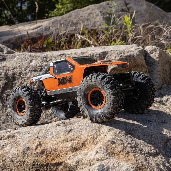 AXI00003T2 1/24 AX24 XC-1 4WS Crawler Brushed RTR, Orange (FOR Extra battery ORDER #DYNB0012)