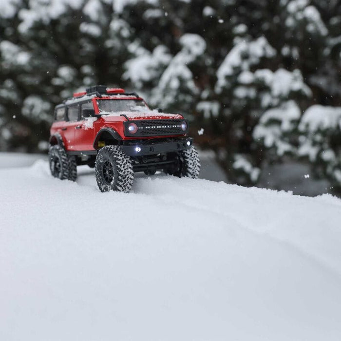 AXI00006T1 1/24 SCX24 2021 Ford Bronco 4WD Truck Brushed RTR, Red (FOR Extra battery ORDER #DYNB0012) ADD DYNB0012 TO GET IT FOR FREE** WITH THIS CAR