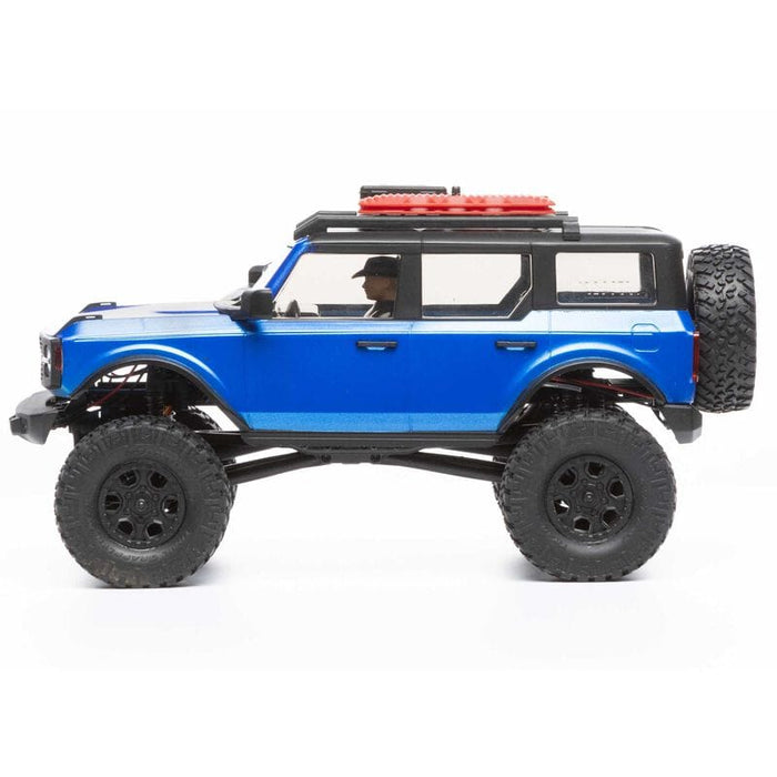AXI00006T3 1/24 SCX24 2021 Ford Bronco 4WD Truck Brushed RTR, Blue (FOR Extra battery ORDER #DYNB0012) ADD DYNB0012 TO GET IT FOR FREE** WITH THIS CAR