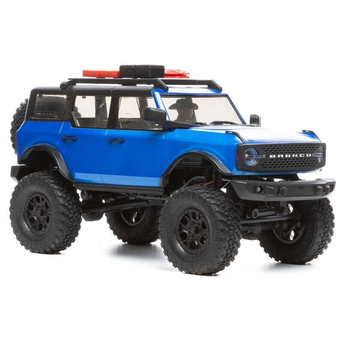 AXI00006T3 1/24 SCX24 2021 Ford Bronco 4WD Truck Brushed RTR, Blue (FOR Extra battery ORDER #DYNB0012)