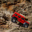 AXI03003BT2 1/10 SCX10 III Jeep JLU Wrangler with Portals RTR, RED/ORANGE. going down