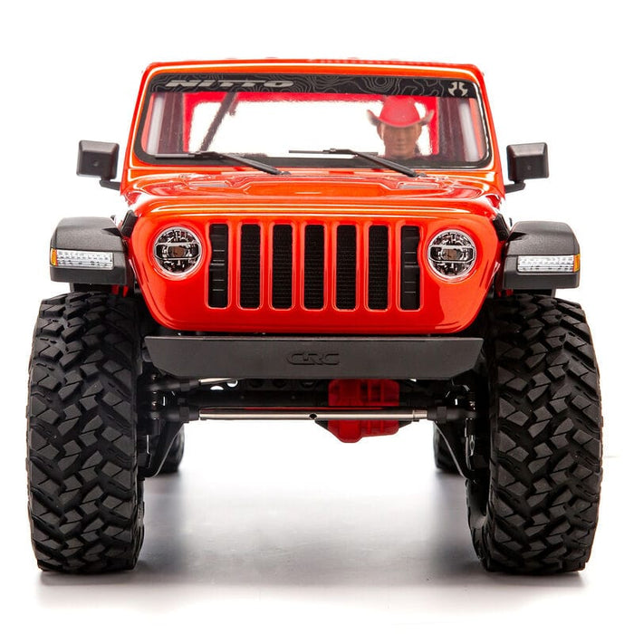 front view  - red jeep