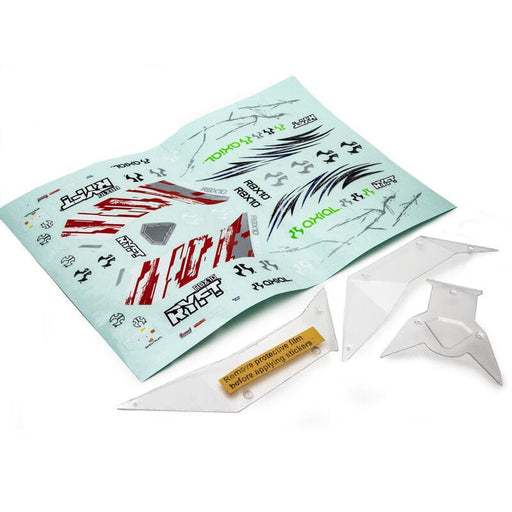 AXI230032 Body Panel Set (Clear): RBX10