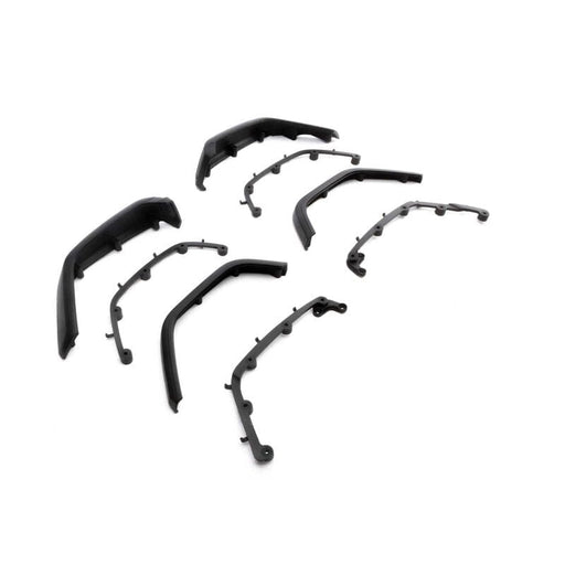 AXI250001	SCX6: Jeep JLU FR & RR Fenders & Mounts
