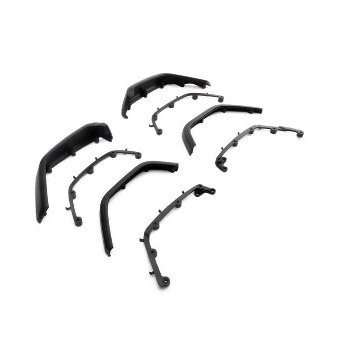 AXI250001	SCX6: Jeep JLU FR & RR Fenders & Mounts