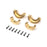 AXI302004 Knuckle Weights, Brass (4): SCX24, AX24