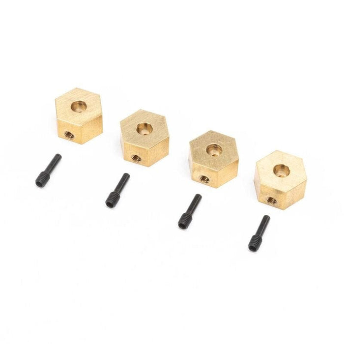 AXI312005 Hex Hubs, Brass (7g): UTB18 (4)